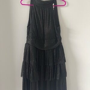 Lilly Pulitzer Black Metallic Dress